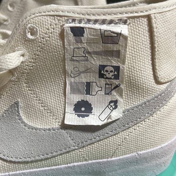Nike db blazer court mid cream and white - Picture 2 of 5